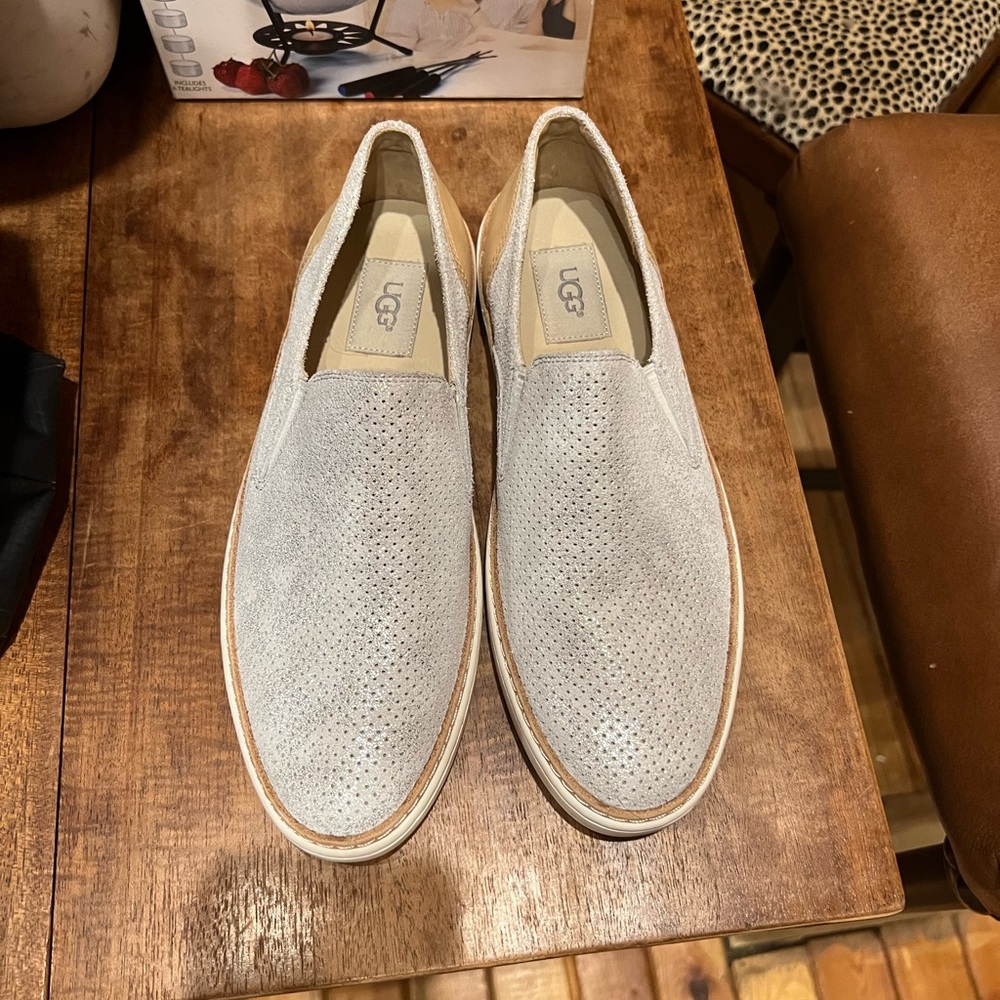 Ugg suede slip-ons